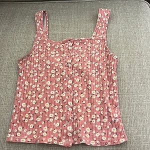 Floral tank top